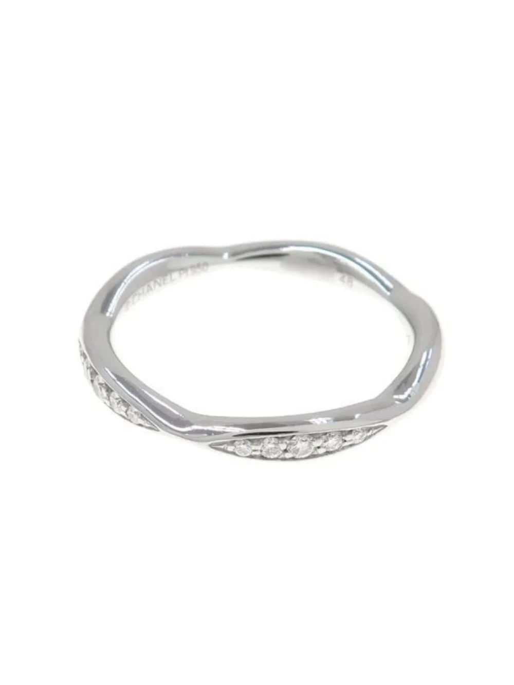 Chanel Camellia Collection Ring Half Eternity